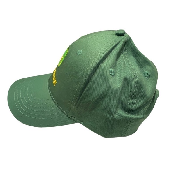 John Deere Hat Green Embroidered Logo Adjustable 5 Panel Baseball Cap Brand New - Picture 5 of 10